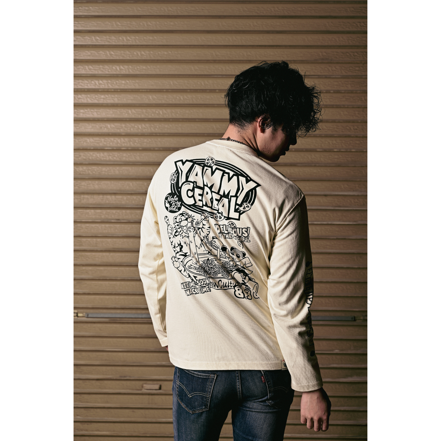 ロングTシャツ【YAMMY CEREAL】