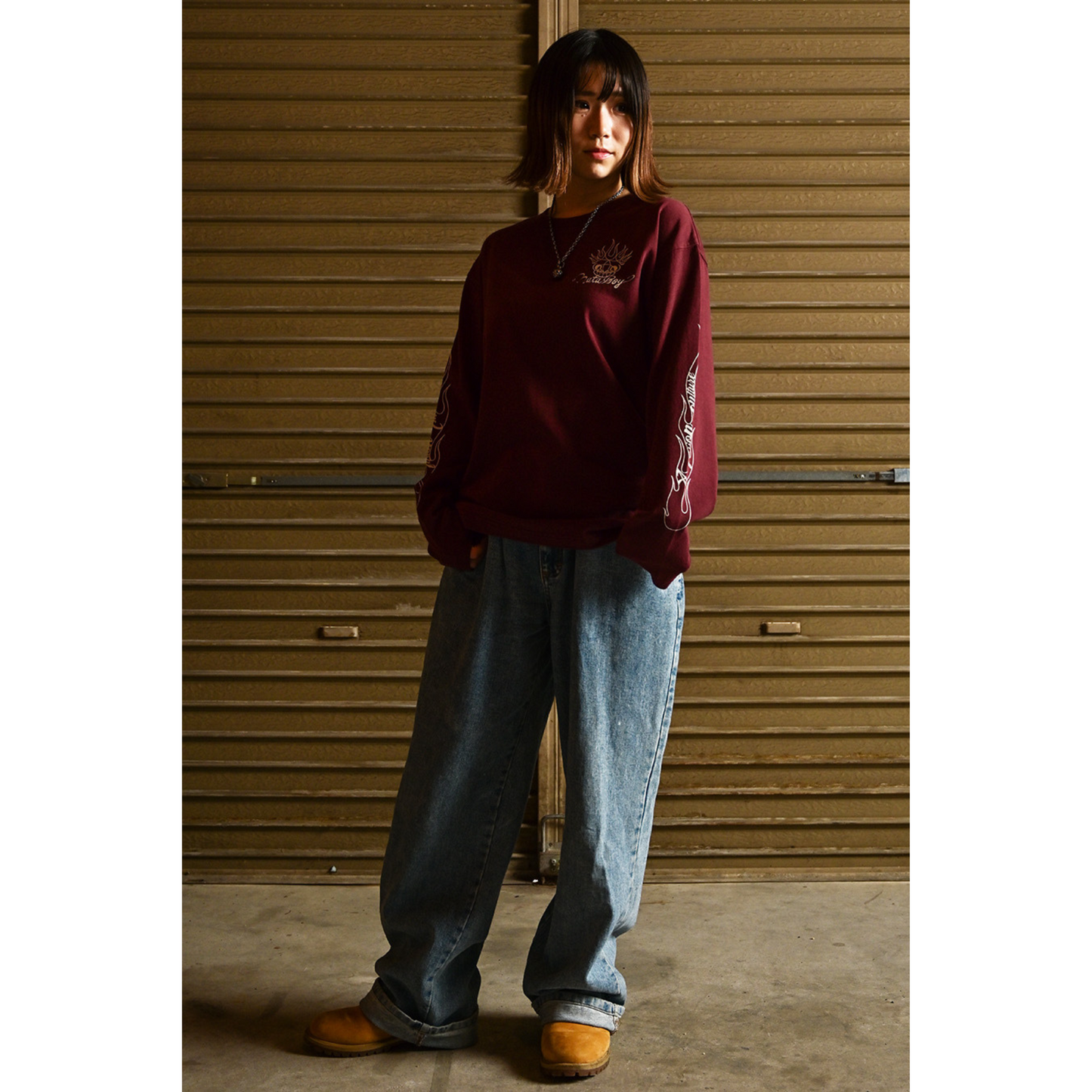 ロングTシャツ【Pinstr nata】