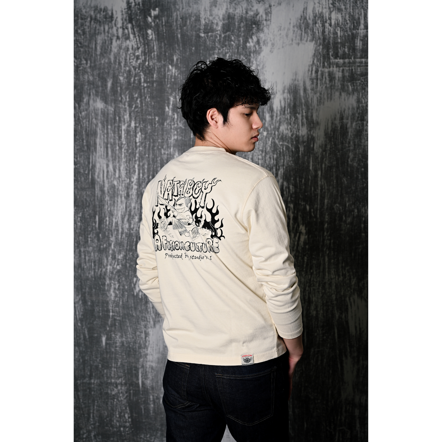 ロングTシャツ【Fire Nata】
