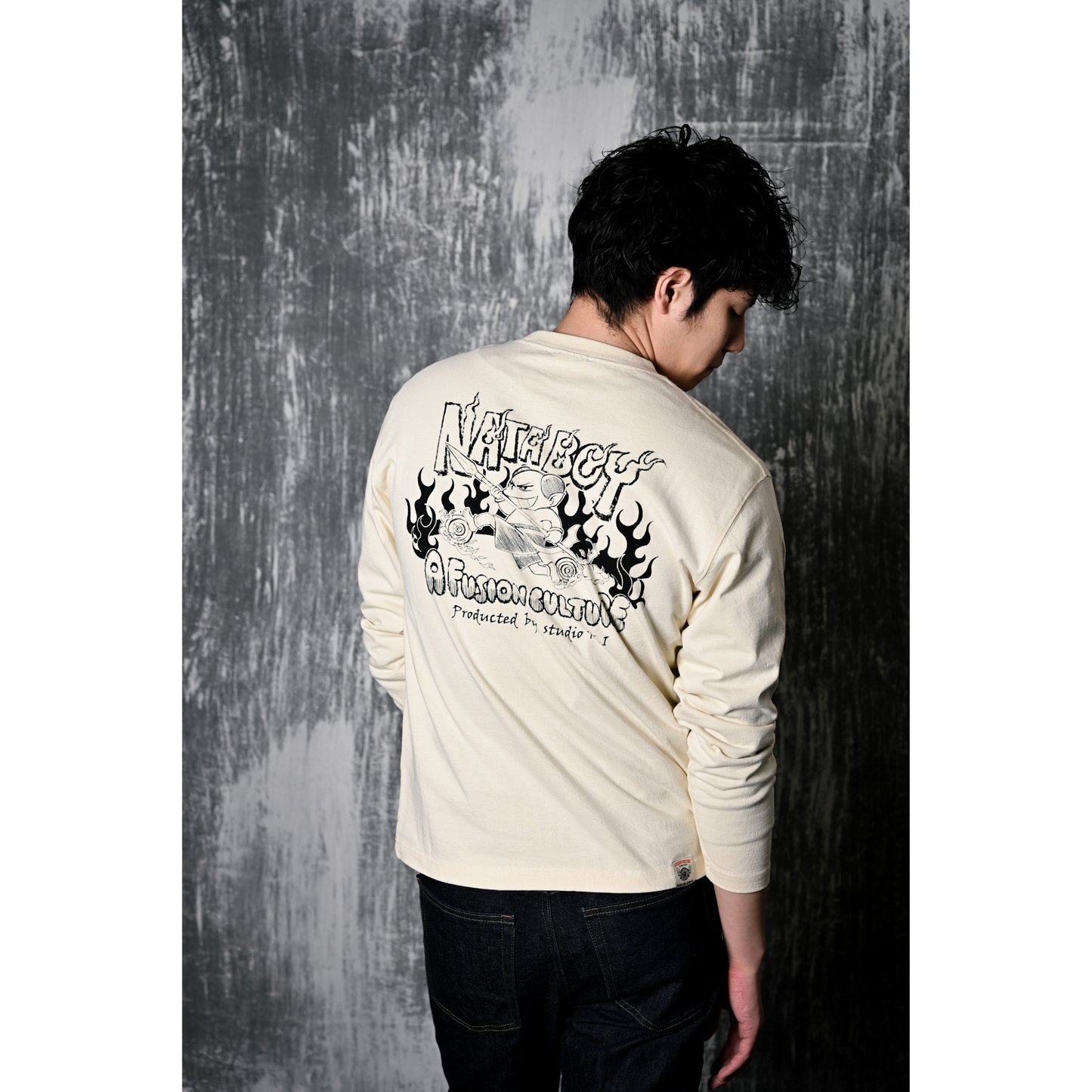 ロングTシャツ【Fire Nata】