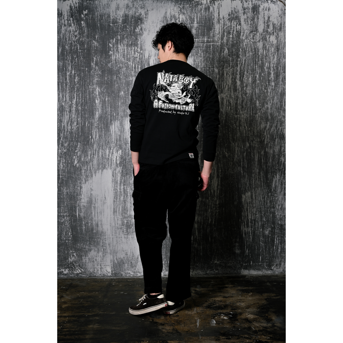 ロングTシャツ【Fire Nata】