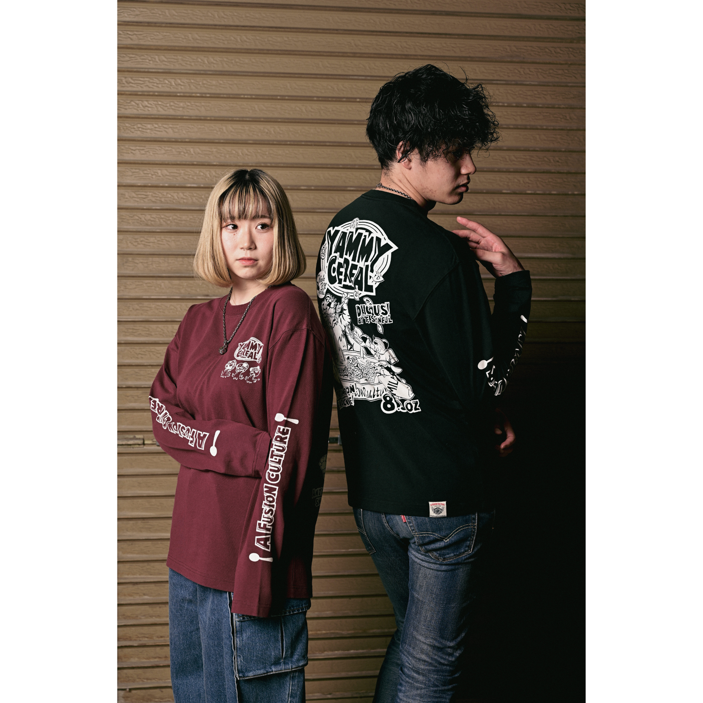 ロングTシャツ【YAMMY CEREAL】