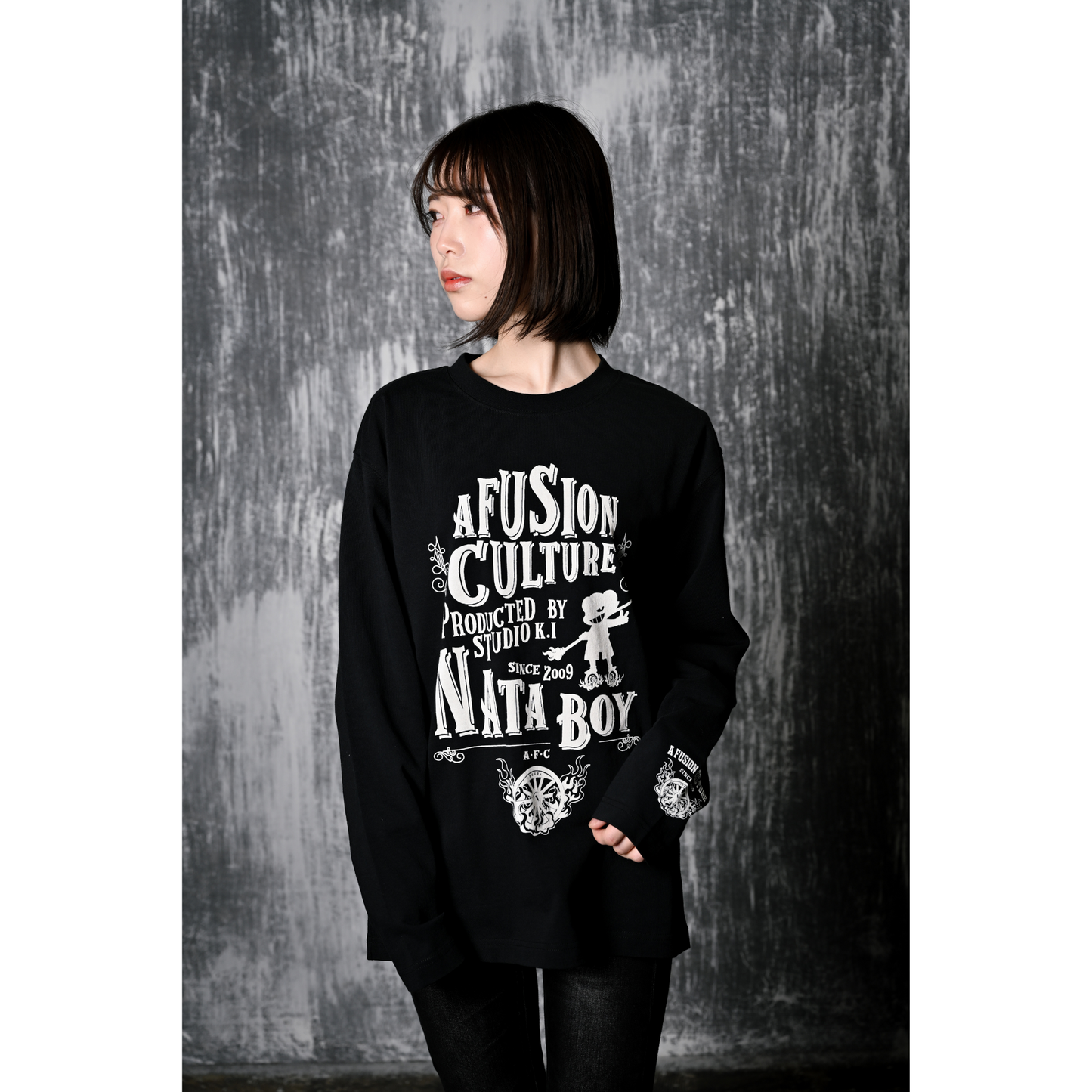ロングTシャツ【Shadow Nata】