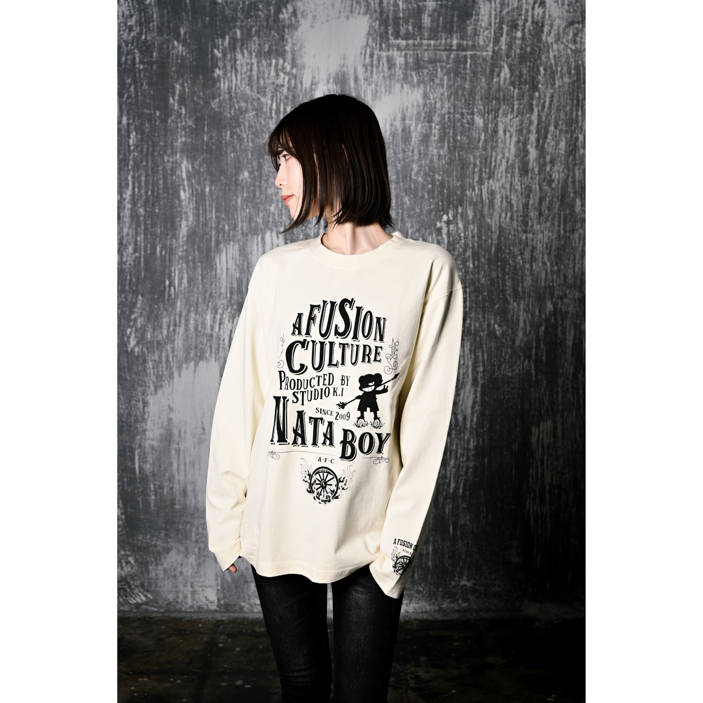 ロングTシャツ【Shadow Nata】