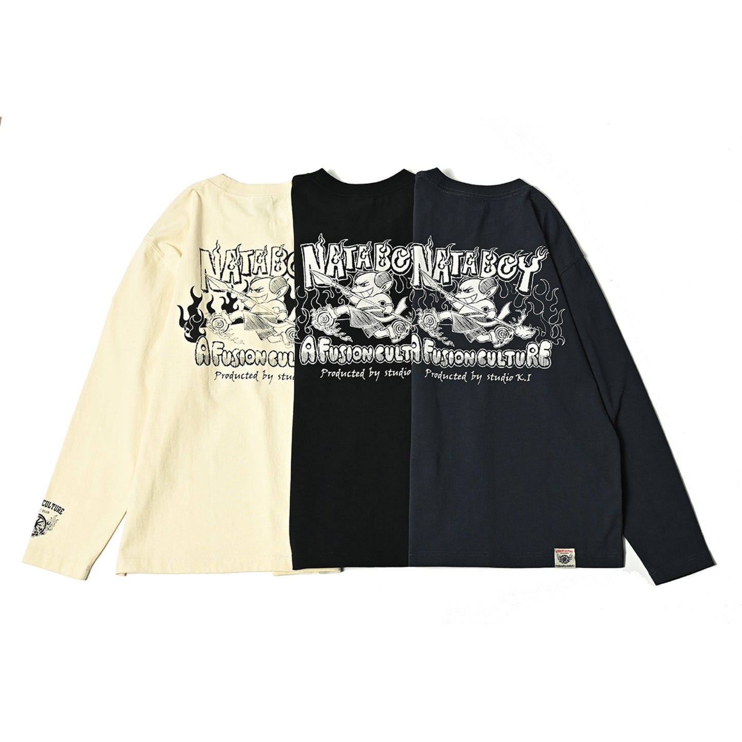 ロングTシャツ【Fire Nata】