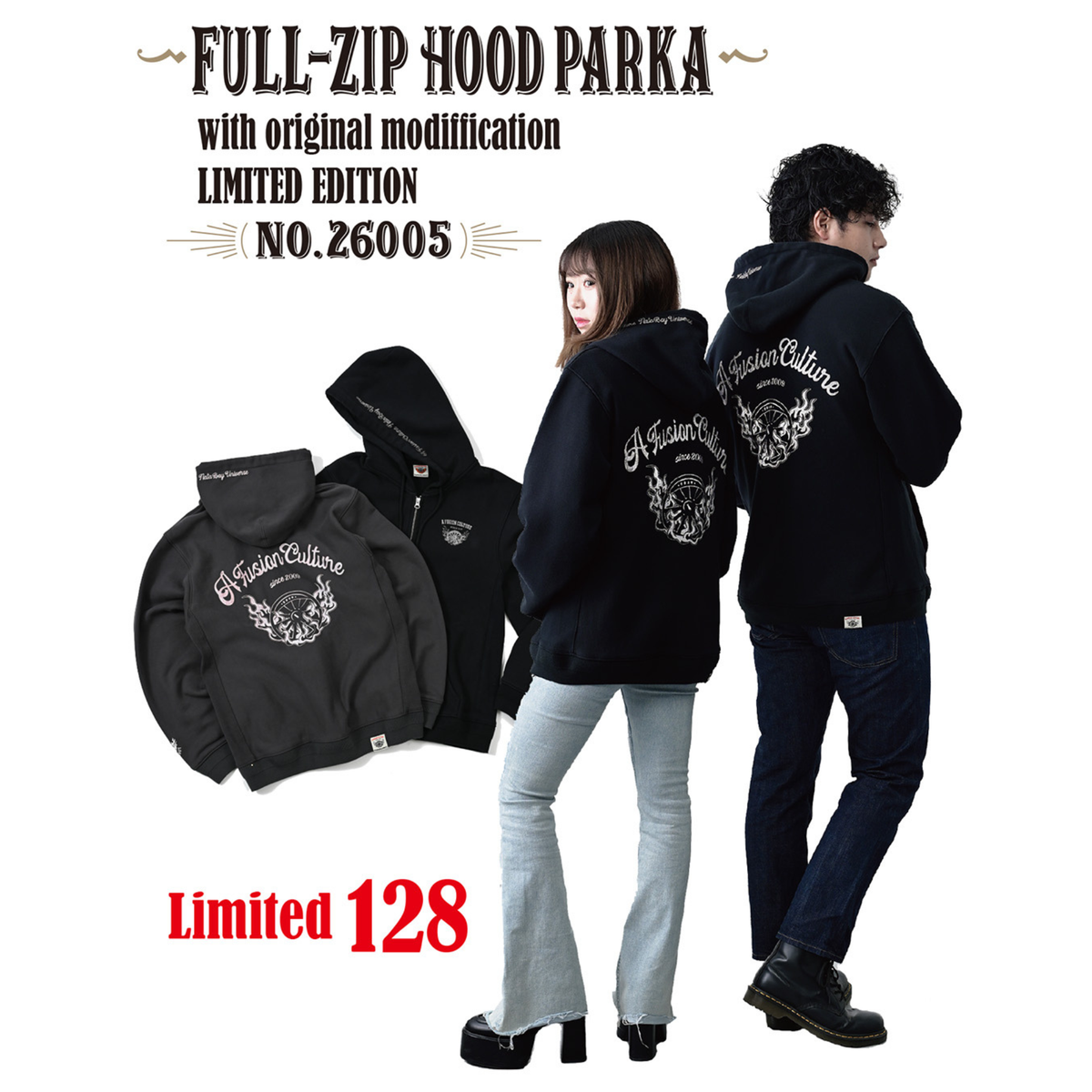 フードパーカー【FULL -ZIP　HOOD　PARKA】
